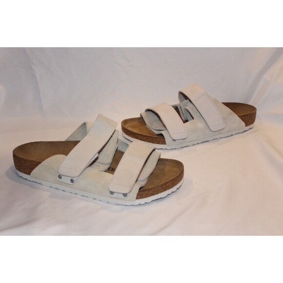BIRKENSTOCK Uji Slide Sandal ANTIQUE WHITE Genuine Leather Men‎ EU 42 US 9 - Picture 3 of 5